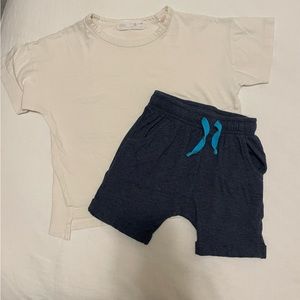 Zara tee and Cat & Jack shirts size 4/5t in good condition!